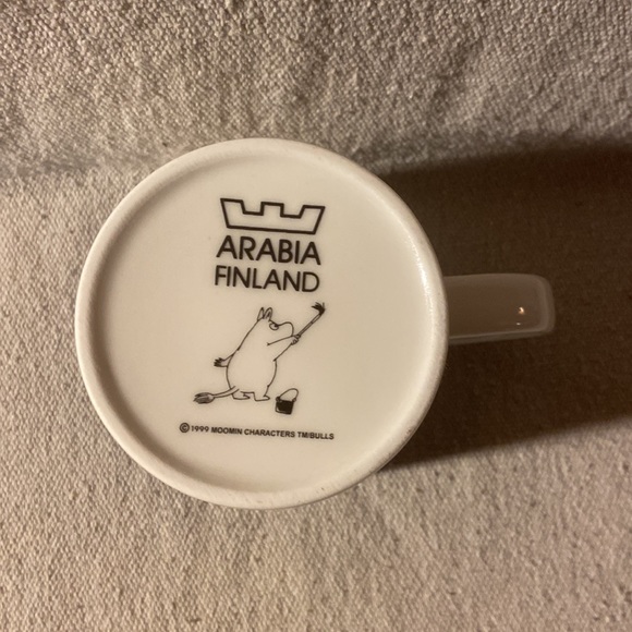 MOOMINTROLL ON ICE ARABIA FINLAND MOOMIN MUG - Picture 3 of 3